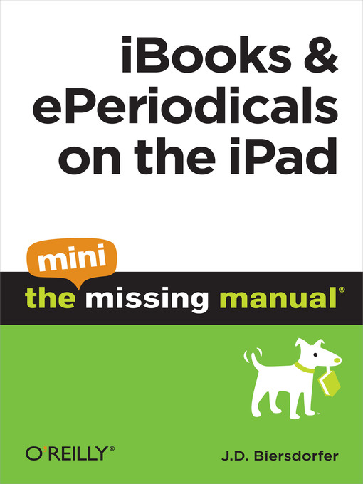 Title details for iBooks and ePeriodicals on the iPad by J.D. Biersdorfer - Available